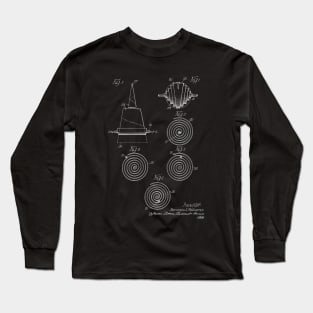 Appliance for Linear Bodies Vintage Patent Hand Drawing Long Sleeve T-Shirt